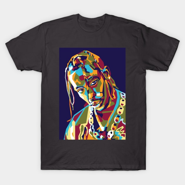 Abstract Best rapper in wpap T-Shirt by smd90